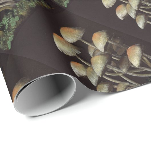 Pilze Geschenkpapier (Rolleneckpunkt)