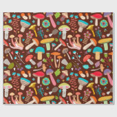 Pilze Geschenkpapier (Flach)