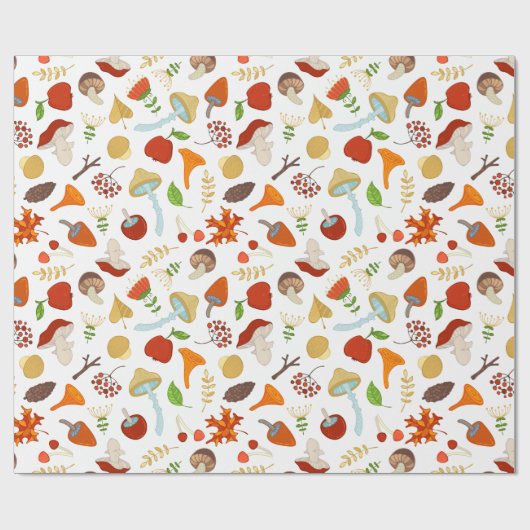 Pilze Geschenkpapier (Flach)