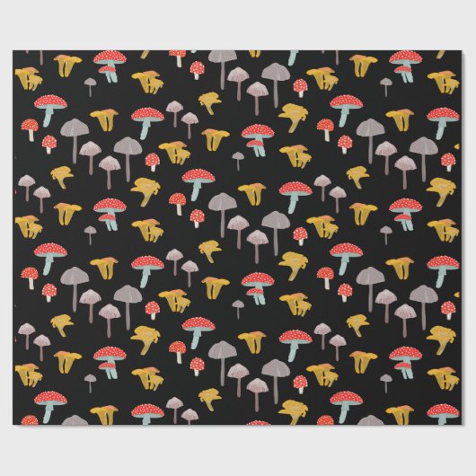 Pilze Geschenkpapier (Flach)