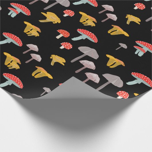 Pilze Geschenkpapier (Ecke)