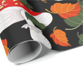 Pilze Geschenkpapier (Rolleneckpunkt)