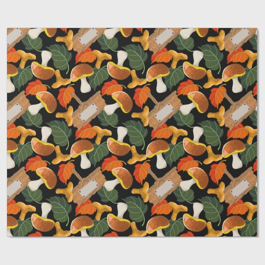 Pilze Geschenkpapier (Flach)