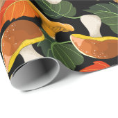 Pilze Geschenkpapier (Rolleneckpunkt)