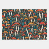 Pilze Geschenkpapier Set (Vorderseite)