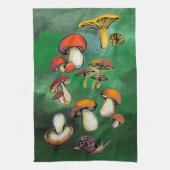Pilze Geschirrtuch (Vertikal)