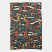 Pilze Geschirrtuch (Vertikal)