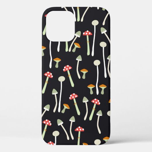 Pilze, Herbst, Muster Case-Mate iPhone Hülle (Rückseite)