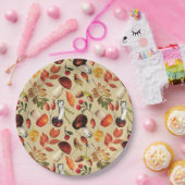 Pilze im Herbst Pappteller (Party)