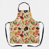 Pilze im Herbst Schürze (Vorderseite)