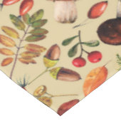 Pilze im Herbst Tischdecke (Schrägansicht)