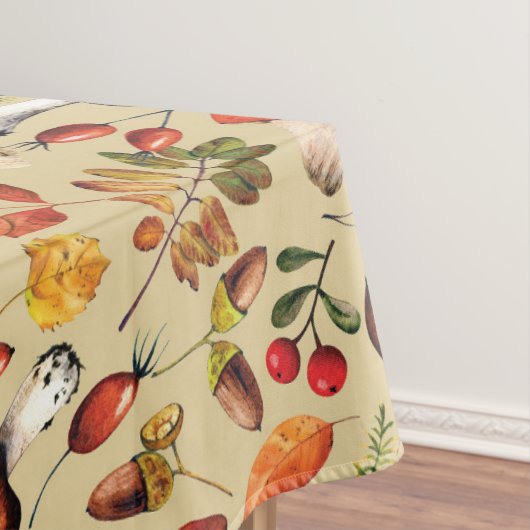 Pilze im Herbst Tischdecke (Beispiel)