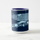 Pilze im Mondlicht Tasse (Zentrum)