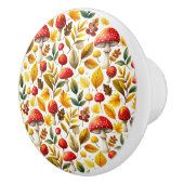 Pilze im Retro-Vintag antiken Stil Keramikknauf (Rechts)