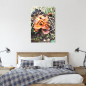 Pilze im Wald Leinwanddruck (Insitu (Schlafzimmer))