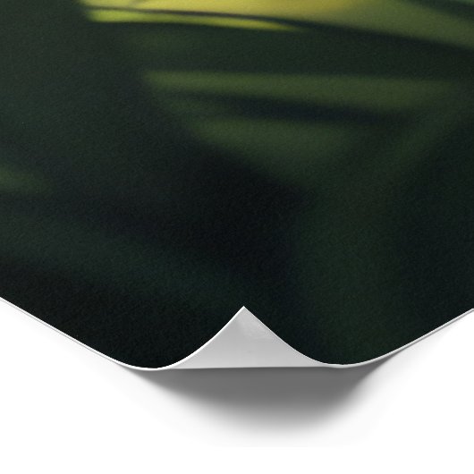 Pilze im Wald Poster (Ecke)