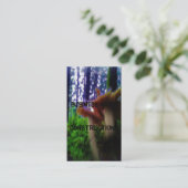 Pilze im Wald Visitenkarte (Stehend Vorderseite)