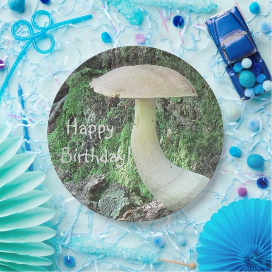 Pilze im Wald zum Geburtstag Pappteller (Party)