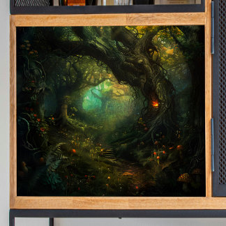 Pilze im Zauberwald-Dekoupage Seidenpapier