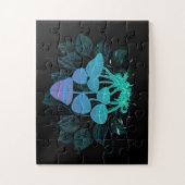 Pilze in Büschen Puzzle (Vertikal)