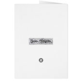 Pilze in der Moonlight-Grußkarte (Hinten)