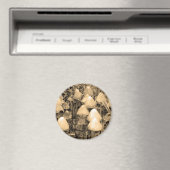 Pilze in Sepia Magnet (In Situ (Geschirrspüler))
