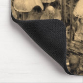 Pilze in Sepia Mousepad (Ecke)