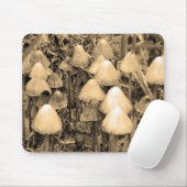 Pilze in Sepia Mousepad (Mit Mouse)