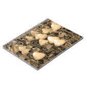 Pilze in Sepia Notizblock (Linke Seite)