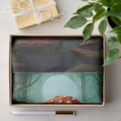 Pilze in Wäldern 2 Dekopapier Seidenpapier (Geschenk)