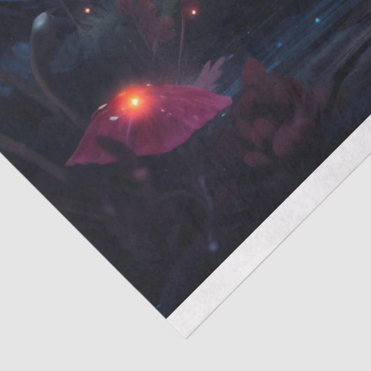 Pilze in Wäldern 5 Dekopapier Seidenpapier (Ausschnitt)