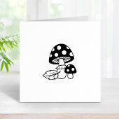 Pilze insgesamt 2 gummistempel