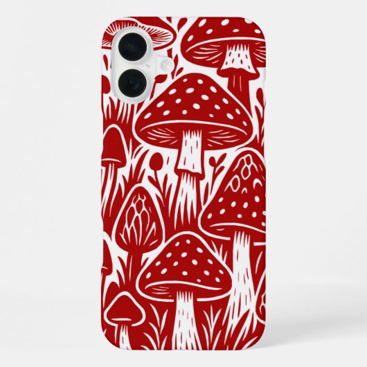 Pilze iPhone Hülle (Rückseite)