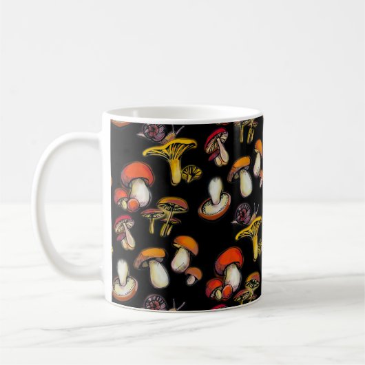 Pilze Kaffeetasse (Links)