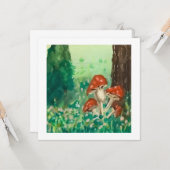 Pilze Karte (Vorderseite/Rückseite Beispiel)