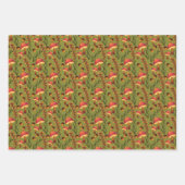 Pilze, Kürbisgewächse und Sonnenblumen auf dem Oli Geschenkpapier Set (Vorderseite 3)