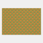 Pilze, Kürbisgewächse und Sonnenblumen auf dem Oli Geschenkpapier Set (Vorderseite 2)