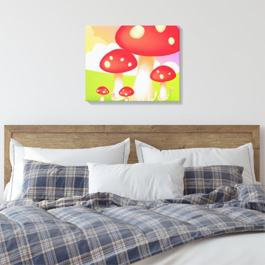 Pilze Leinwanddruck (Insitu (Schlafzimmer))