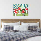 Pilze Leinwanddruck (Insitu (Schlafzimmer))