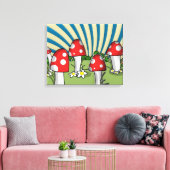 Pilze Leinwanddruck (Insitu (Wohnzimmer))