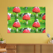 Pilze Leinwanddruck (Insitu (Wohnzimmer))