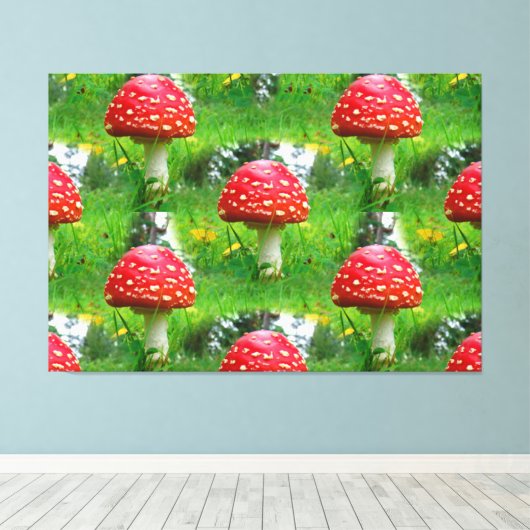 Pilze Leinwanddruck (Insitu (Holzboden))