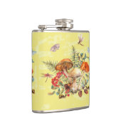 Pilze, Libellen, Motten und Schnecken Flachmann (Rechts)