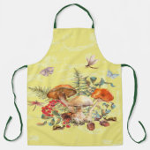 Pilze, Libellen, Motten und Schnecken Schürze (Vorderseite)