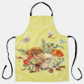 Pilze, Libellen, Motten und Schnecken Schürze (Vorderseite)