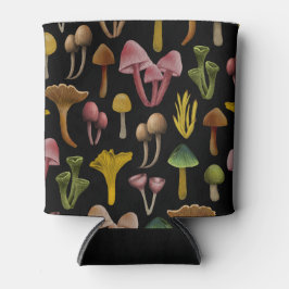 Pilze, Lichen und farbenfrohe Pilze Dosenkühler