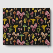 Pilze, Lichen und farbenfrohe Pilze Gästebuch (Rückseite)