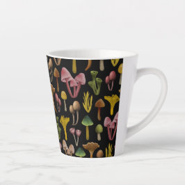 Pilze, Lichen und farbenfrohe Pilze Milchtasse