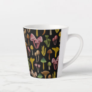 Pilze, Lichen und farbenfrohe Pilze Milchtasse