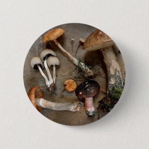 Pilze Liebe Fungi Button